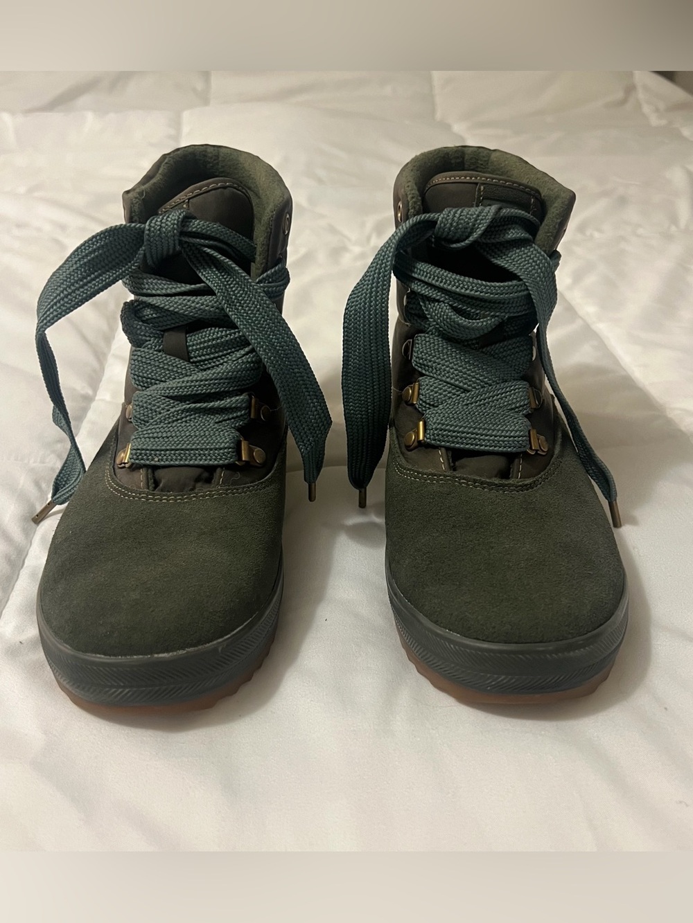 Keds Women's Dark Green Camp Boot, Water Resistant (8.5M)